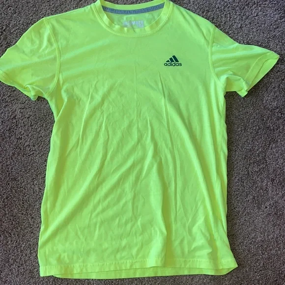 Neon yellow adidas shirt deals